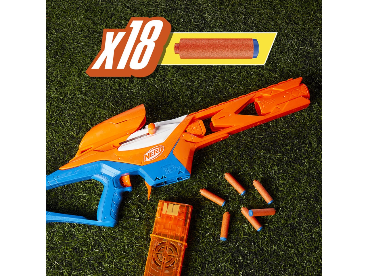 Nerf N-series PinPoint 18 Proiettili, Fucile Giocattolo per bambini - Hasbro