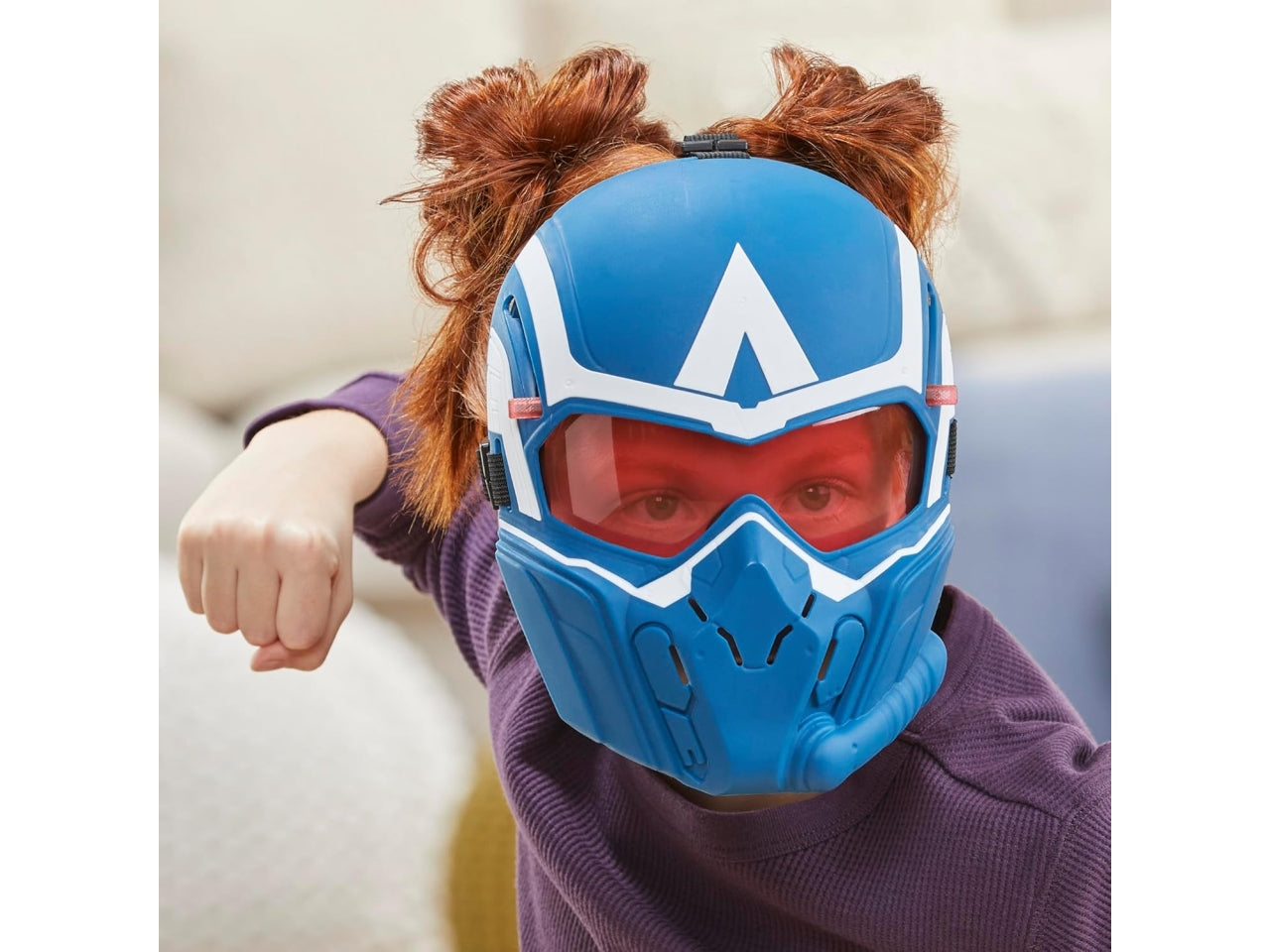 Captain america maschera elettronica