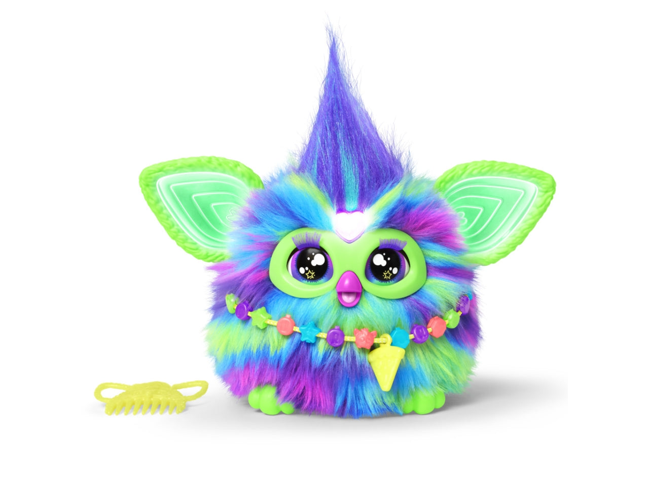 Peluche Elettronico Furby - Aurora Furborealis: Giocattolo per Bambine 6+ | Dimensioni 12,7x22,86x22,86 - Hasbro