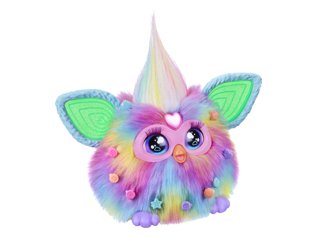 Peluche Elettronico Furby - Arcobaleno: Giocattolo per Bambine 6+ | Dimensioni 12,7x22,86x22,86 - Hasbro