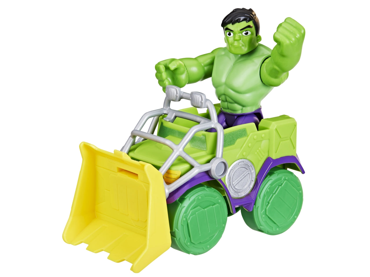 Set Giocattolo Marvel "Spidey e i Suoi Fantastici Amici" - Hulk Smash Truck con Personaggio e Accessori per bambini da 3 anni in su | Hasbro