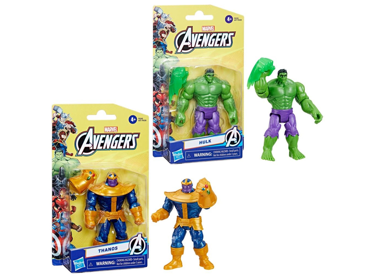 Marvel avengers delux evergreen figure assortite, Adatto per 4+ | Hasbro