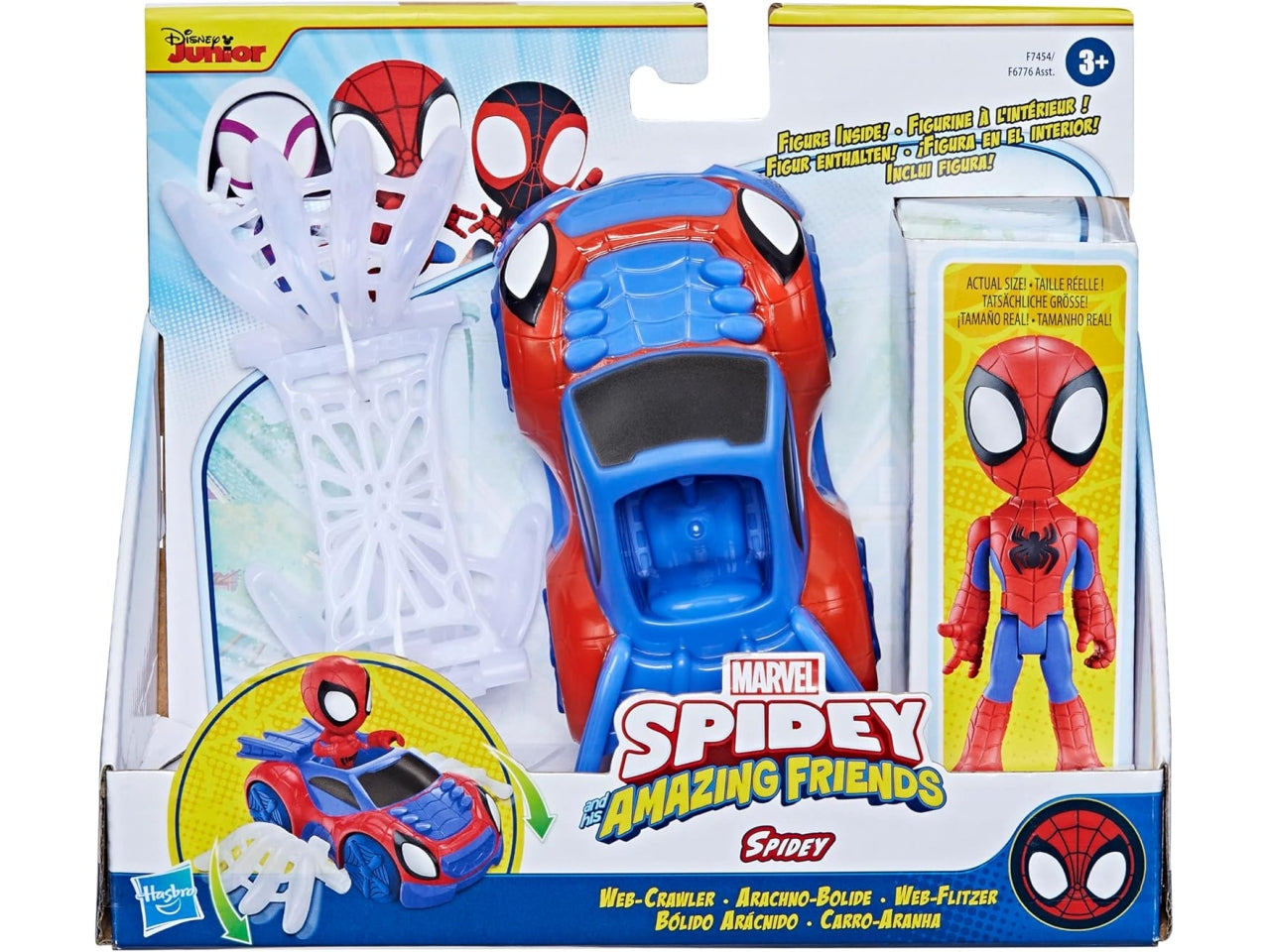 Veicolo giocattolo con personaggio Spidey Marvel | Hasbro