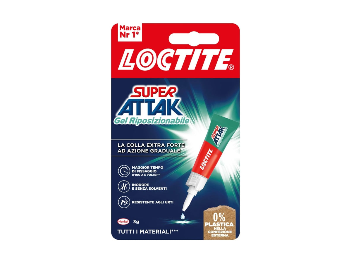 Loctite super attak gel riposizionabile 3g