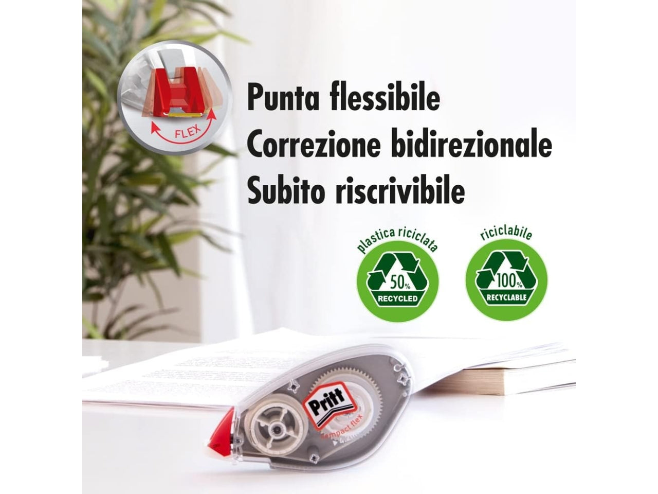 Pritt correttore compact flex roller 6mmx10m