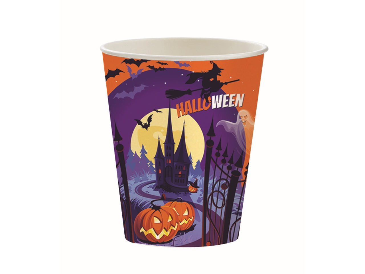 Castello stregato 10 bicchieri carta 200cc