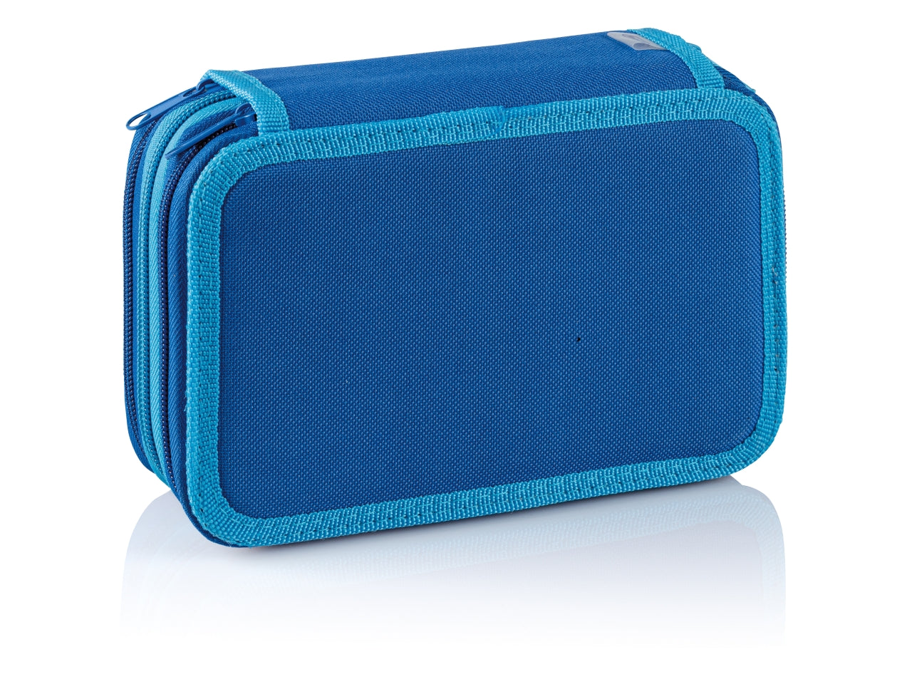Astuccio scuola bicolore per bambini a 3 scomparti colori assortiti 20x13x7,5 cm - B Box