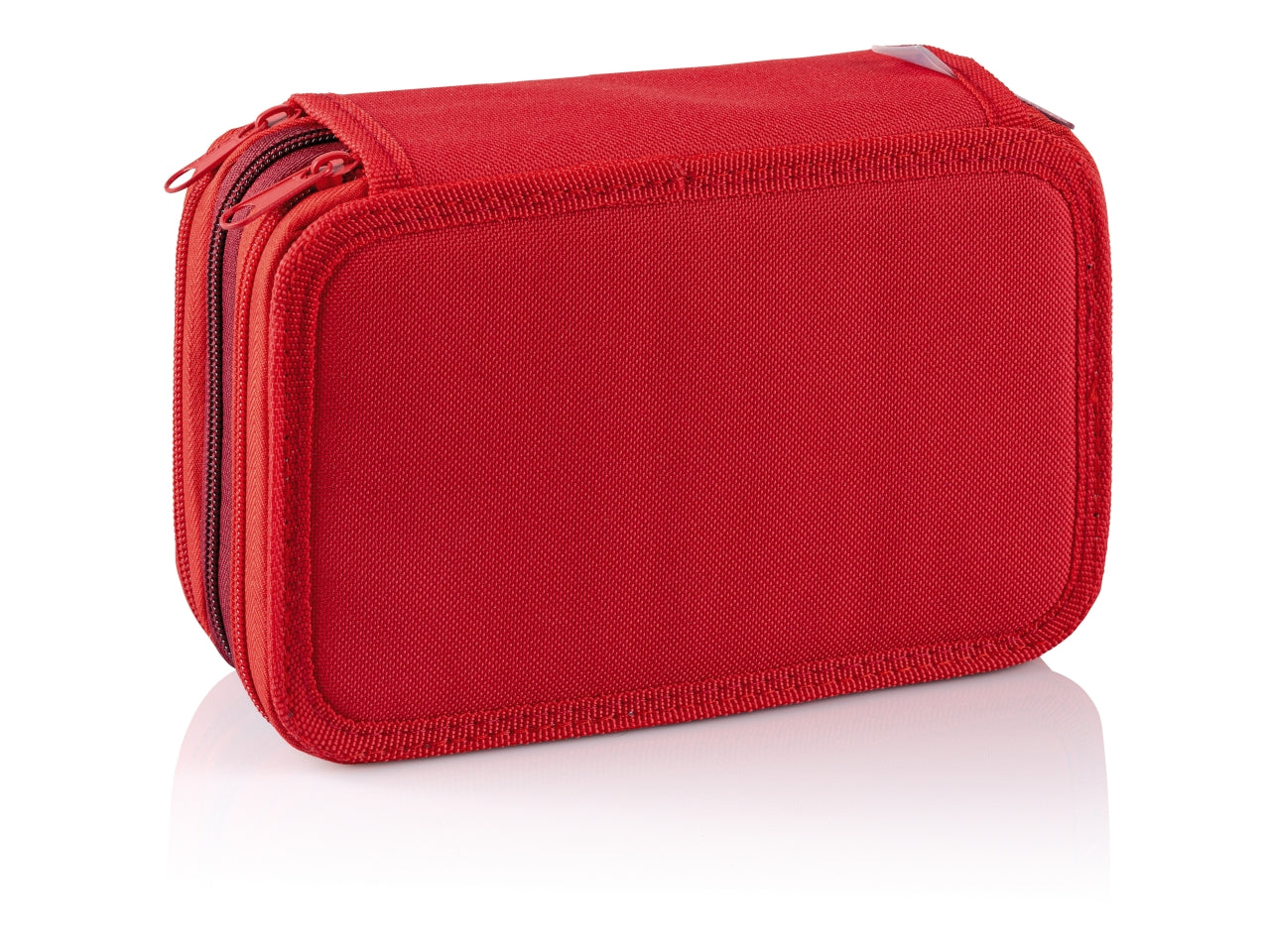 Astuccio scuola bicolore per bambini a 3 scomparti colori assortiti 20x13x7,5 cm - B Box