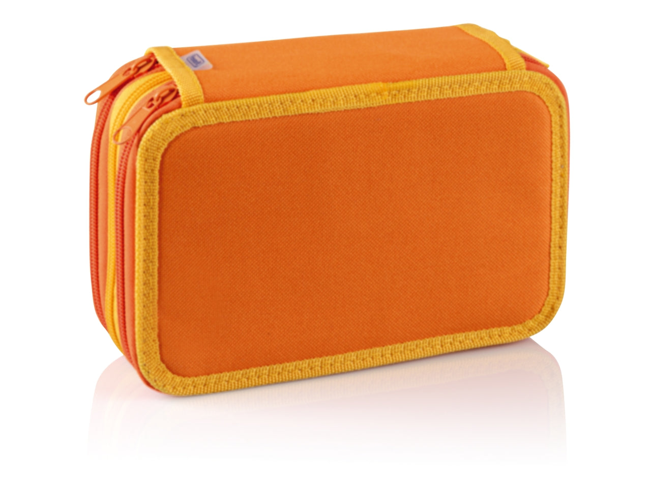 Astuccio scuola bicolore per bambini a 3 scomparti colori assortiti 20x13x7,5 cm - B Box