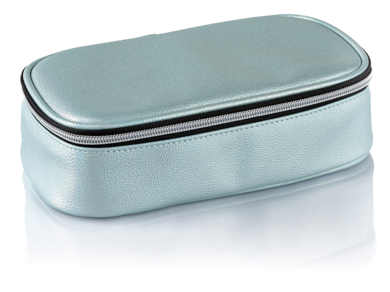 Astuccio portapenne ovale xl con 12 pastelli e 18 pennarelli