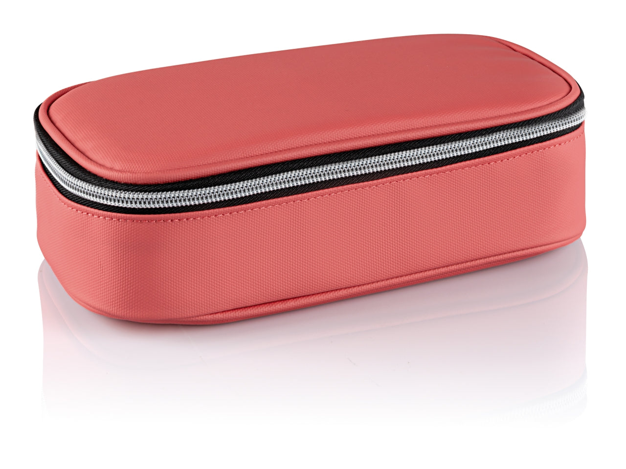 Astuccio portapenne ovale xl con 12 pastelli e 18 pennarelli