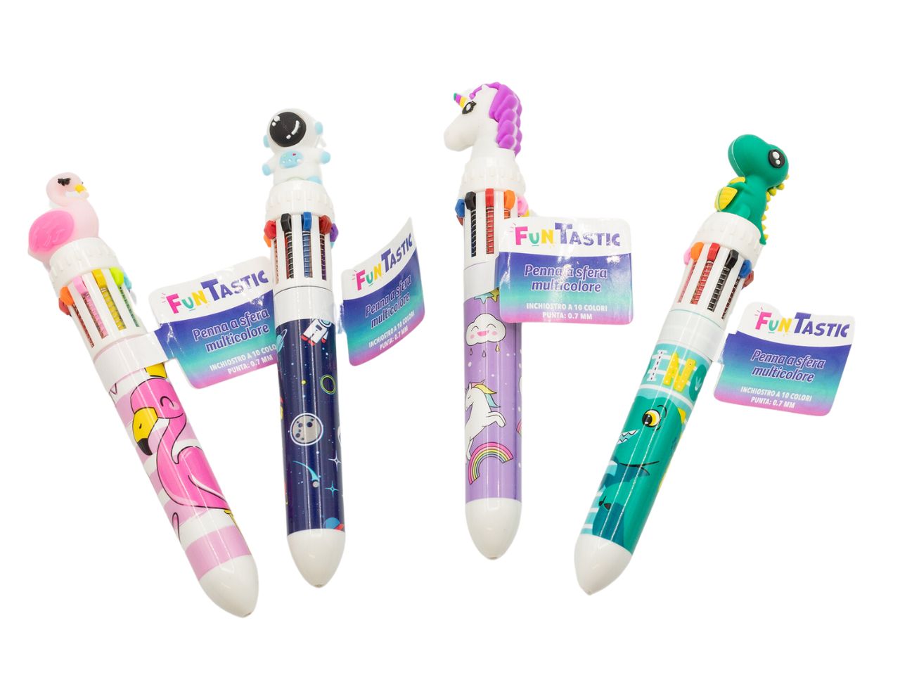 Penna a sfera con 10 colori