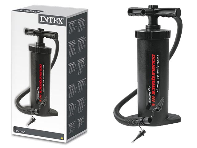 Pompa per gonfiabili manuale double quick