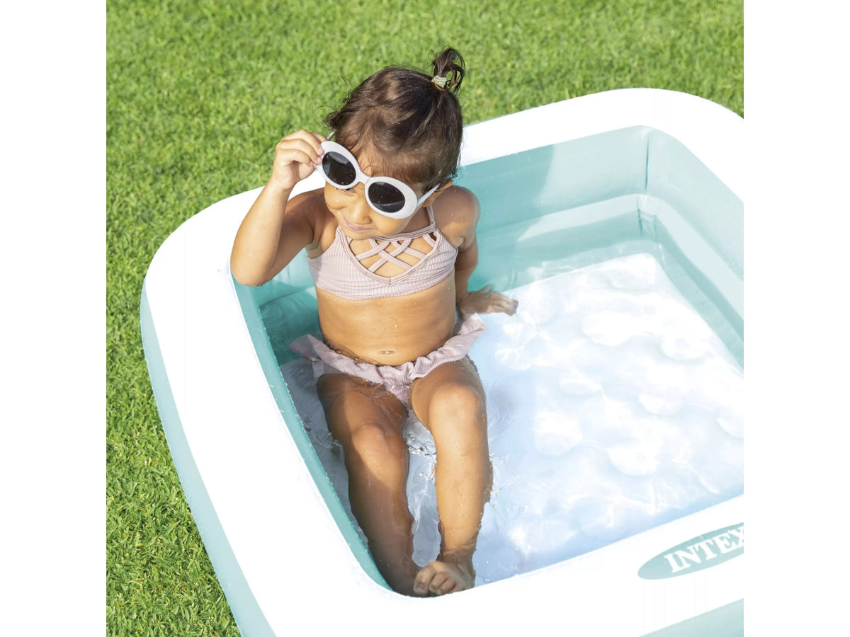 Piscina baby rettangolare  2 assortite cm86x86x25