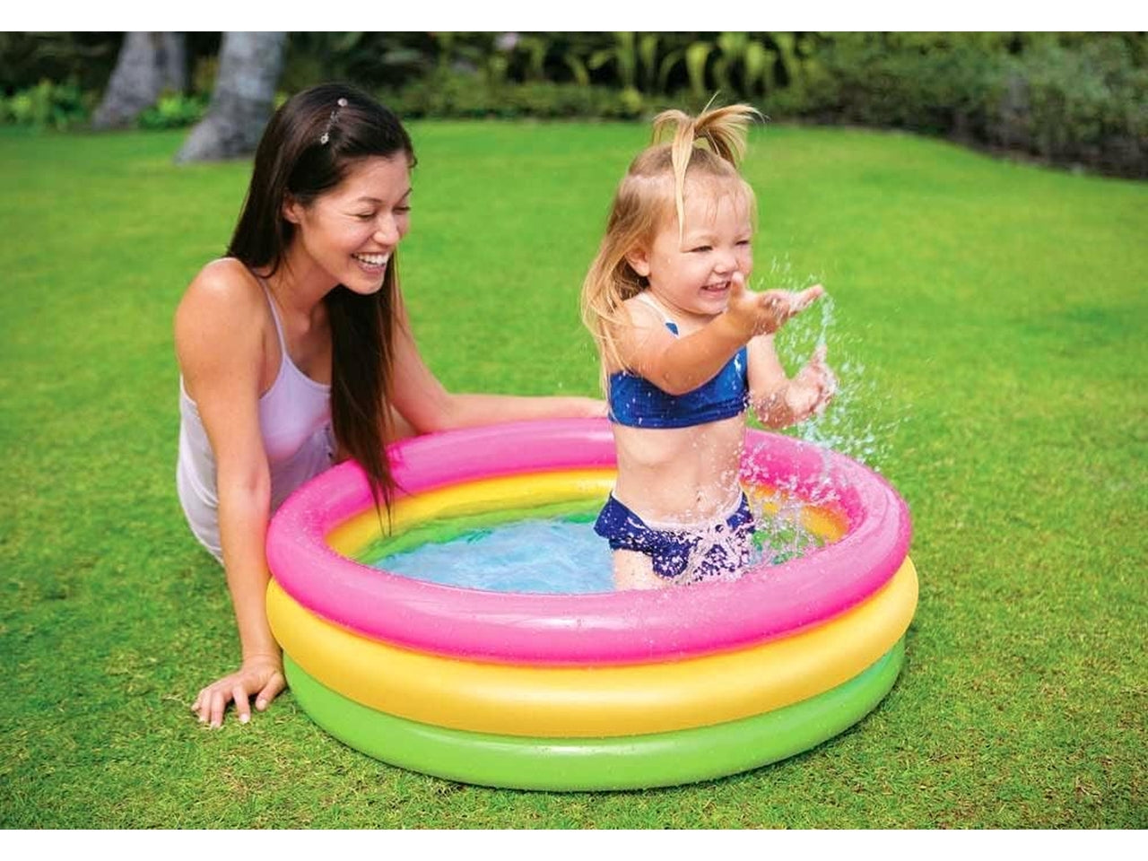 Piscina baby arcobaleno cm86x25