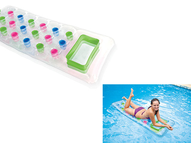 Materassino 18 buchi trasparente 188x71cm