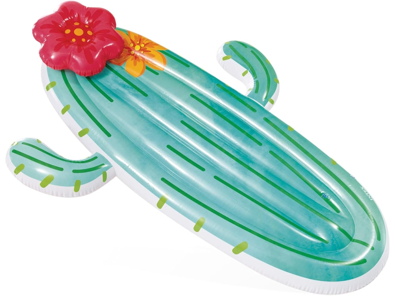 Materassino gonfiabile cactus in vinile multicolor carico max 100 kg - 185x140x28 cm