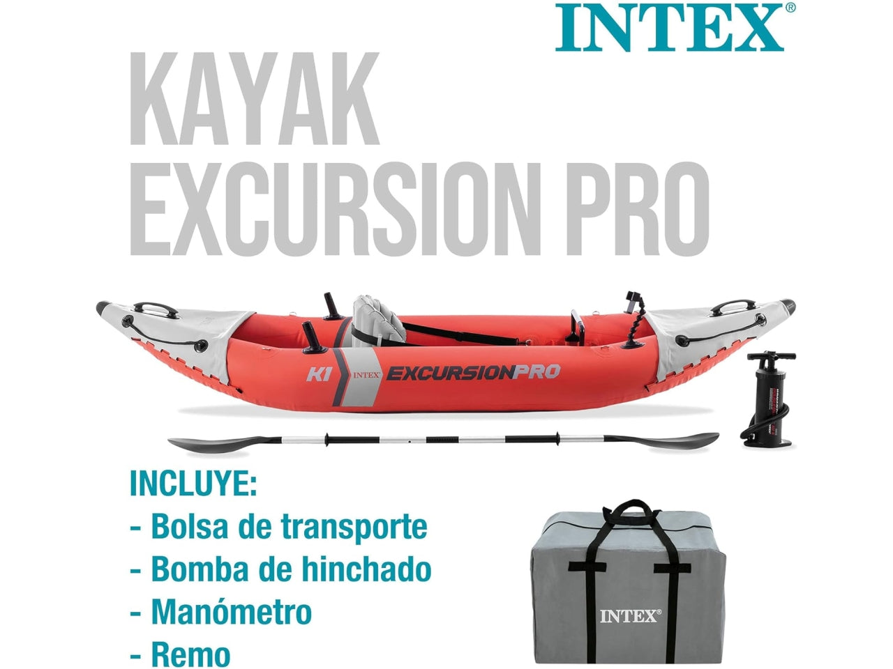 Canoa k1 excursion pro 305x91x46cm