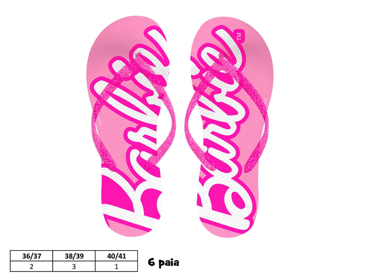 Infradito Barbie da donna in plastica eva fucsia - Coriex
