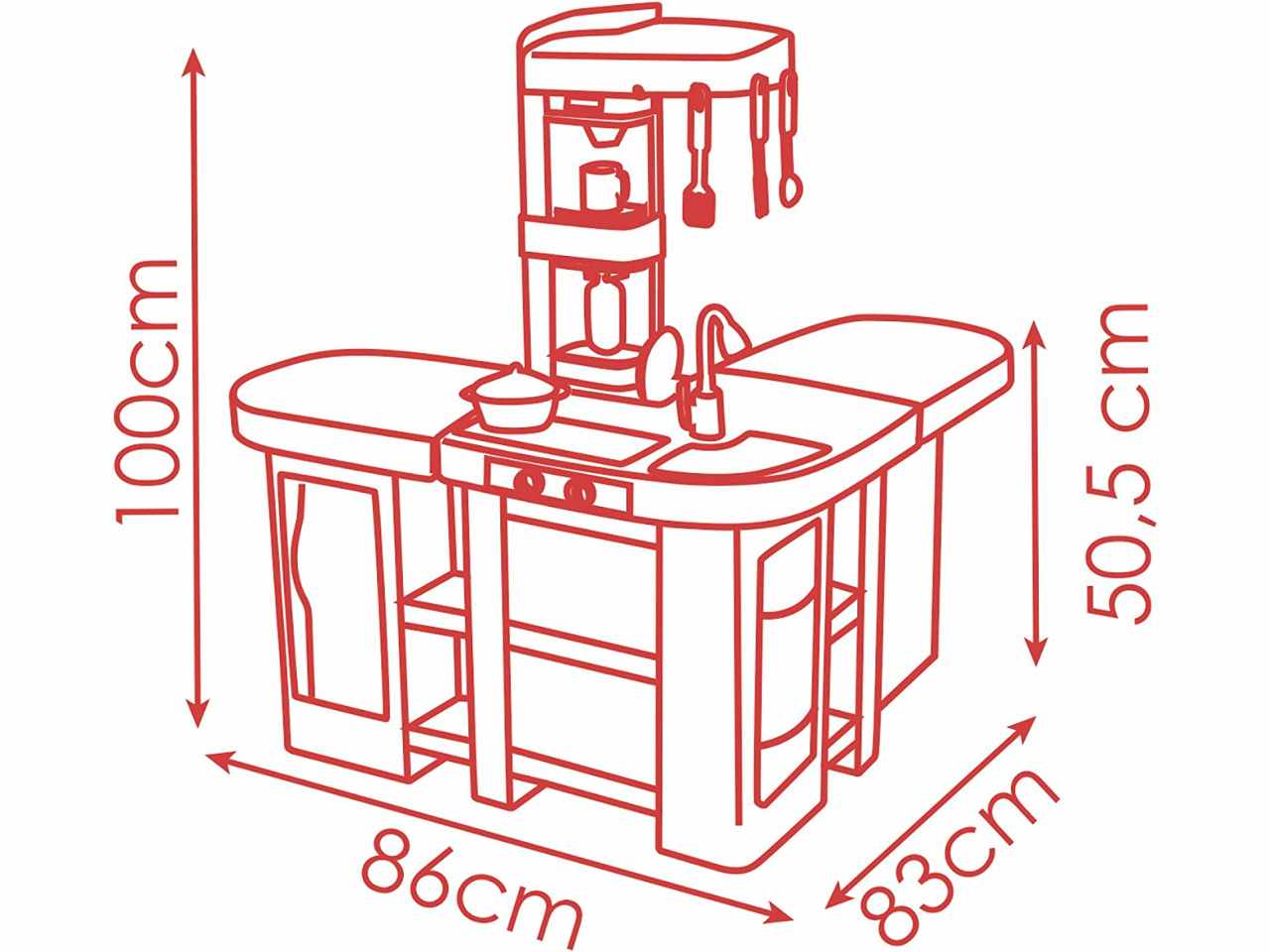 Cucina studio xxl red