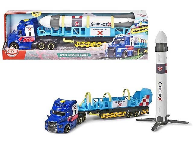 Space Mission Mack Truck Dickie City Auto interattiva