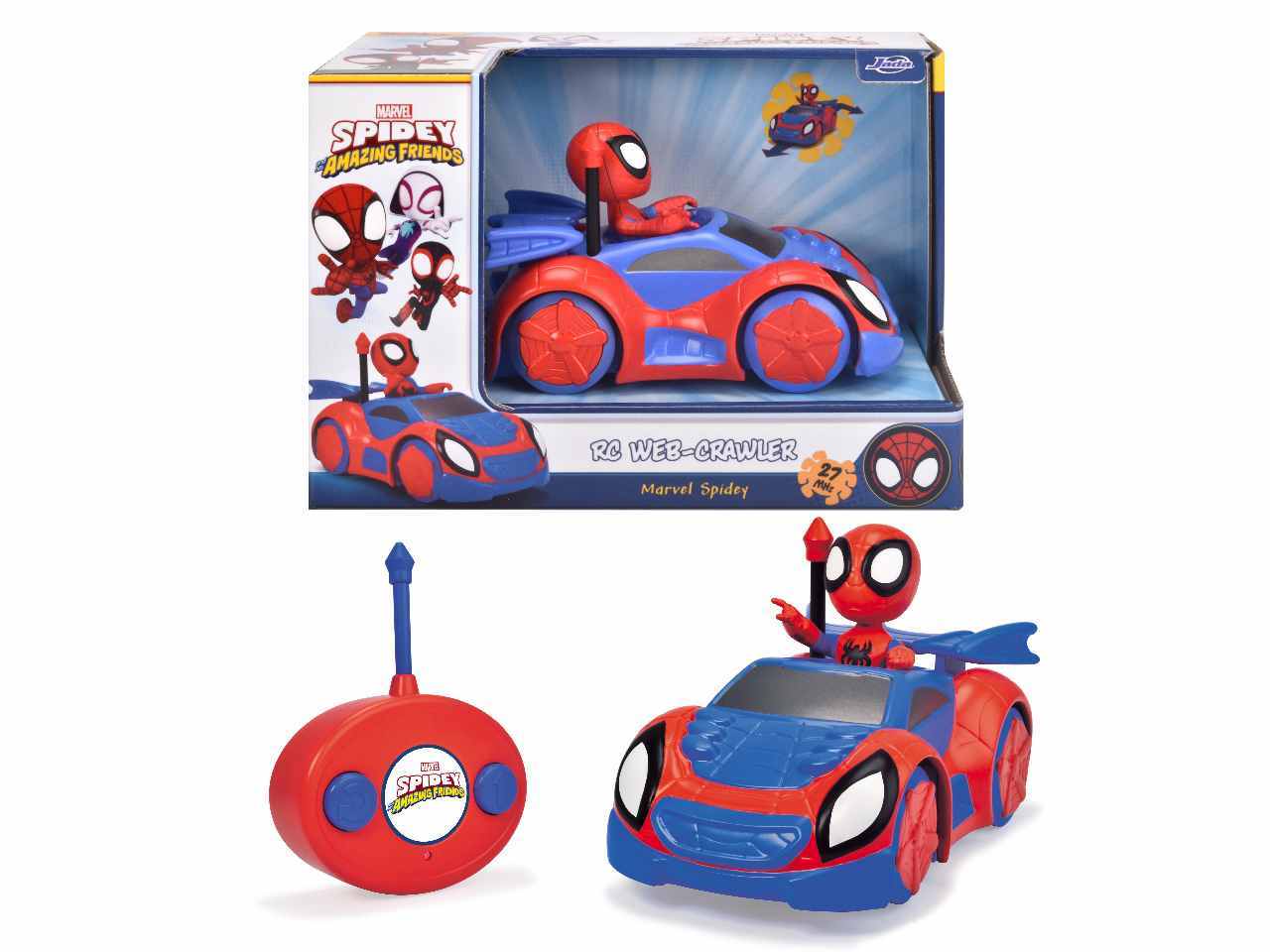 Spiderman web crawler 1:24 cm.17 con radiocomando
