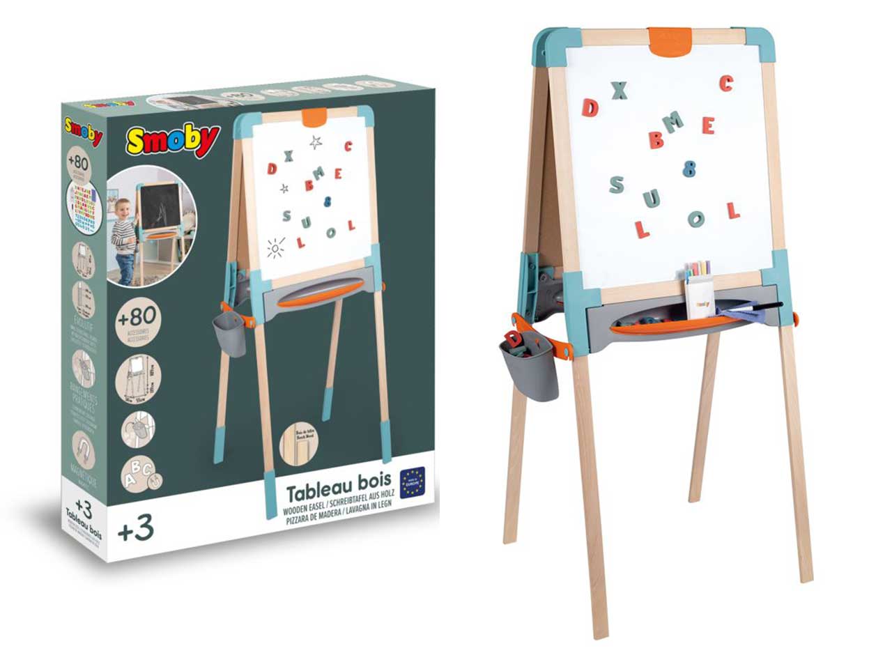 Lavagna in legno Smoby Activity