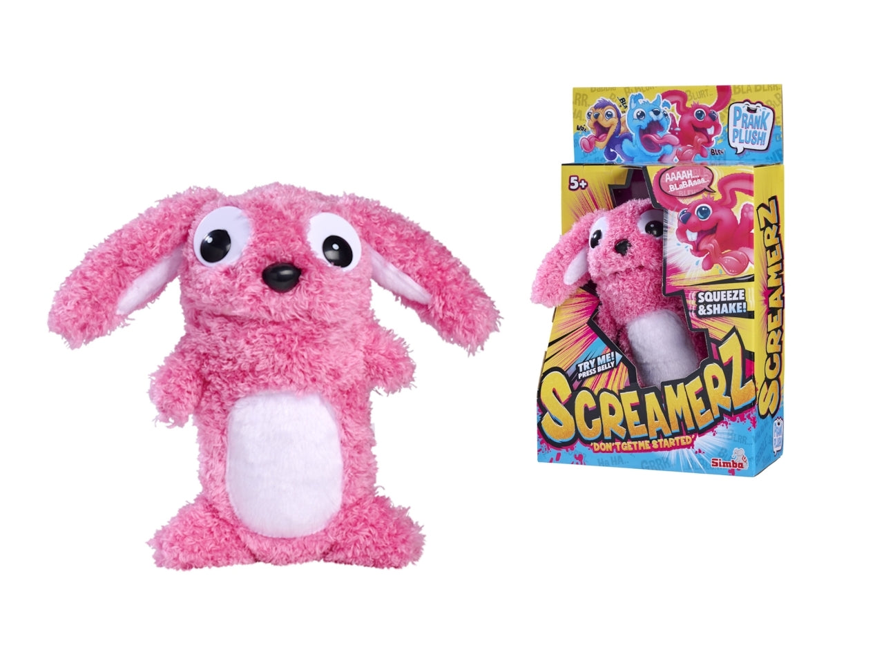 Screamerz coniglietto 30cm Animaletto pazzerello in peluche - Simba