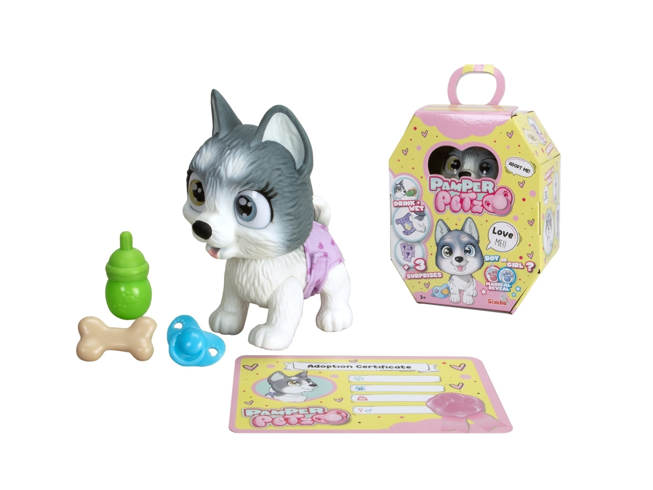 Pamper petz husky 15cm Cm 15. - Simba