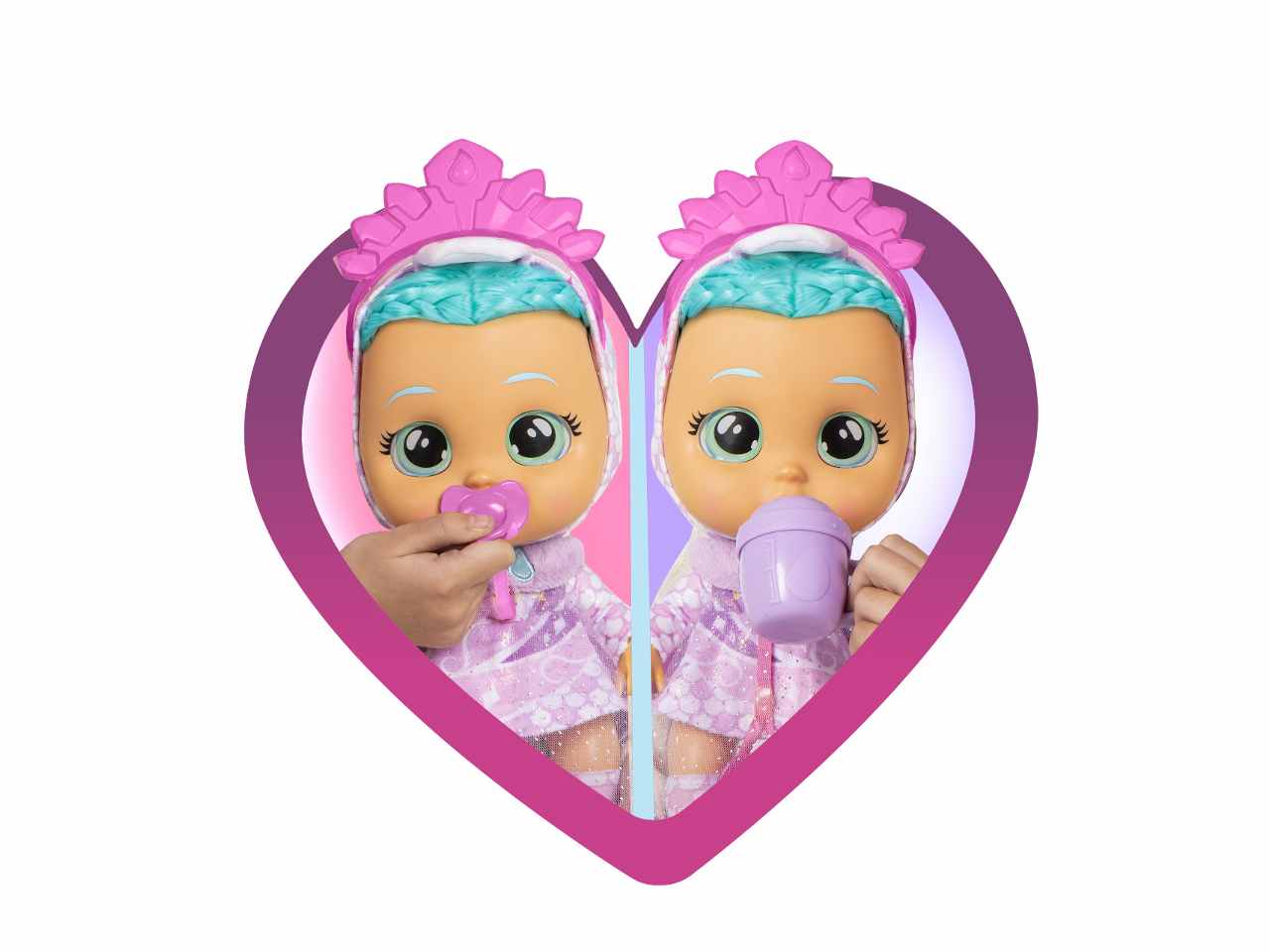 Cry Babies kiss me Elodie Bambola morbida interattiva - IMC Toys