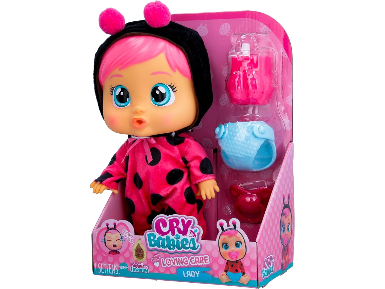 Cry babies loving care h.26cm - disponibile coney, lala e lady