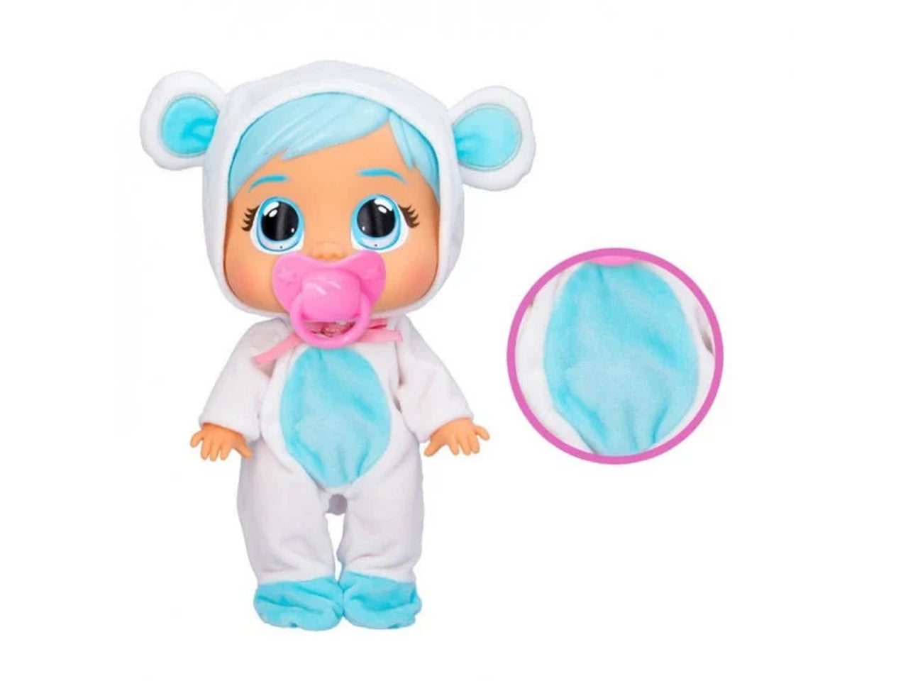 Cry Babies, Loving Care Kristal, bambola piange lacrime vere con accessori del dottore, per bambini di 18+ mesi - Imc toys