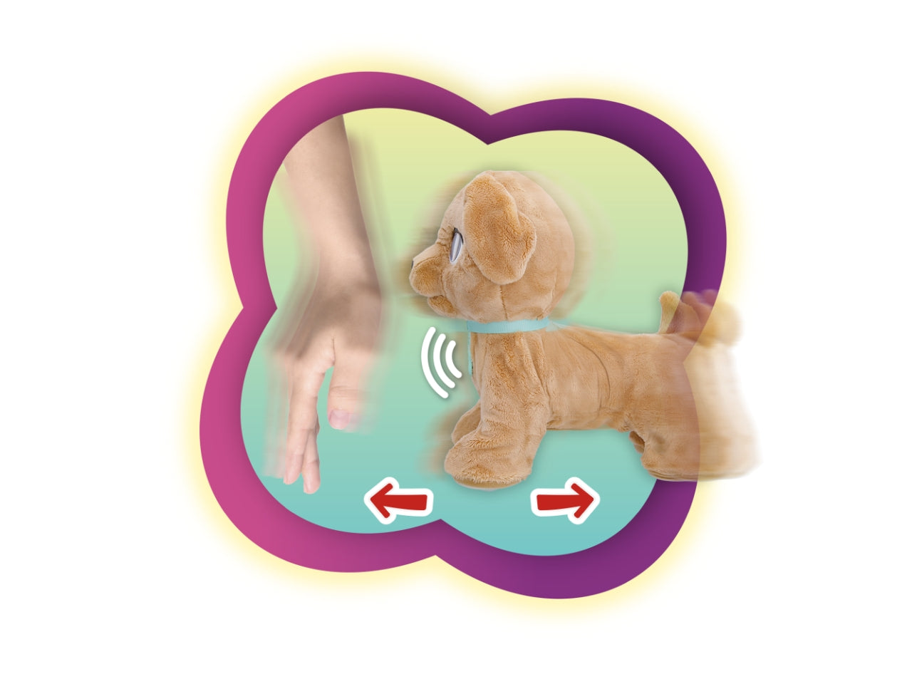 Club Petz, Milo gioca e cammina, peluche interattivo per bambini dai 18+mesi - Imc toys