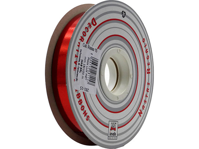 Nastro lux met 19mmx100mt rosso