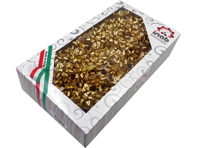 Coccarde 7x35mm in confezione da 100 pezzi oro