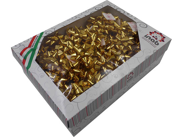 Coccarde 10x50mm in confezione da 100 pezzi oro