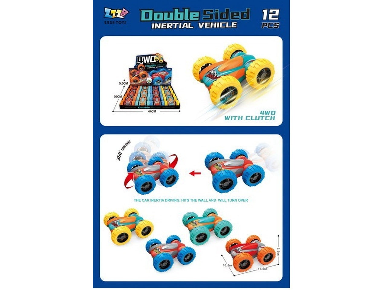 Macchina a frizione con rotazione 360 4wd