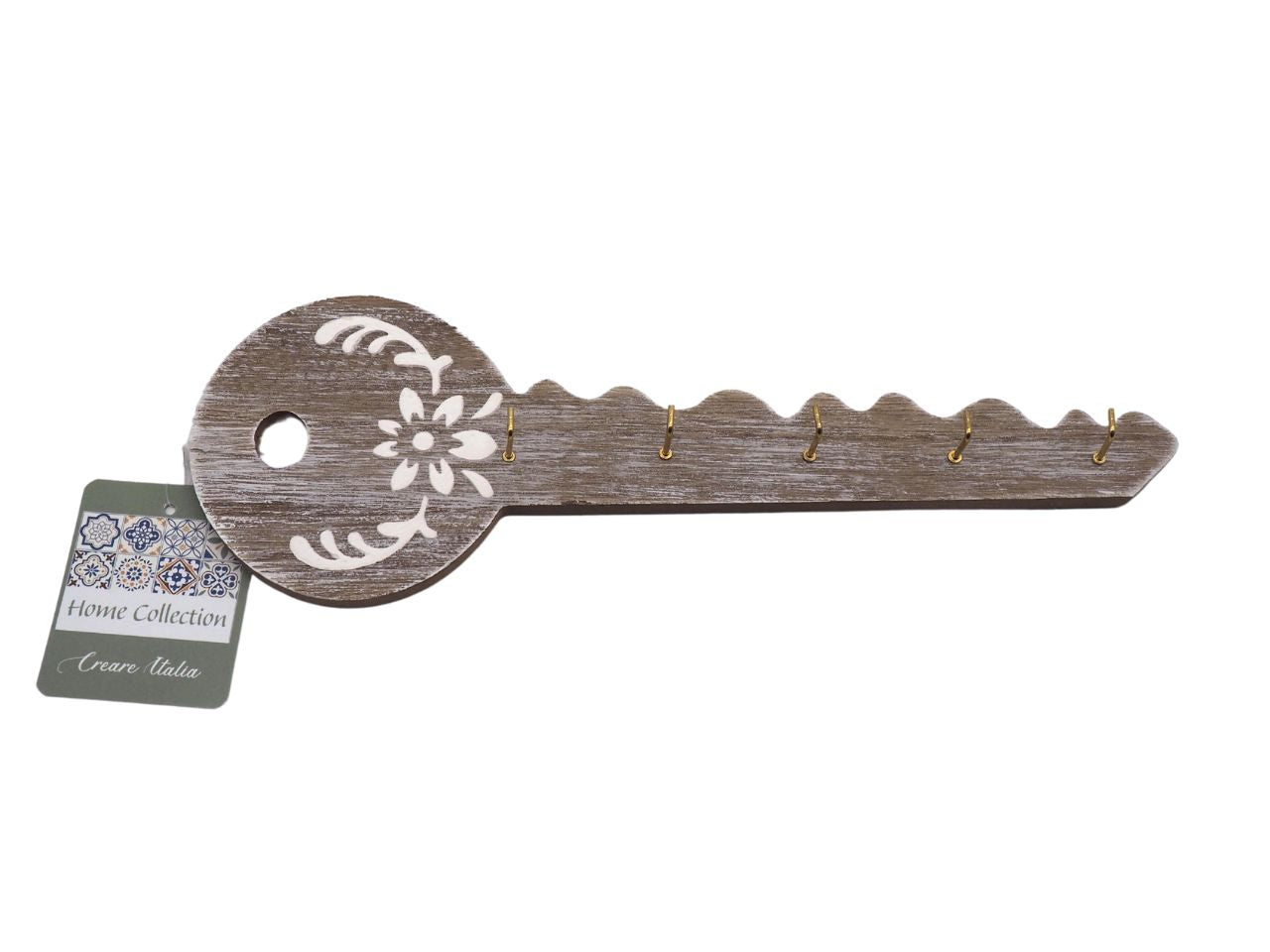 Porta chiavi in legno h.10x29,5cm