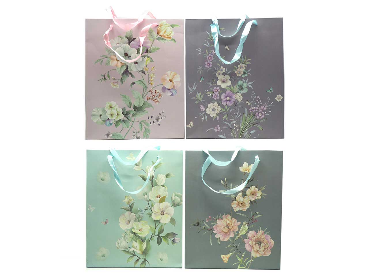 Borsa carta grande h.42x30x12cm in 4 assortimenti