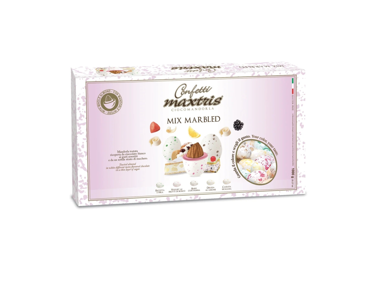 Confetti Maxtris Marbled per bomboniere di comunione - 1kg