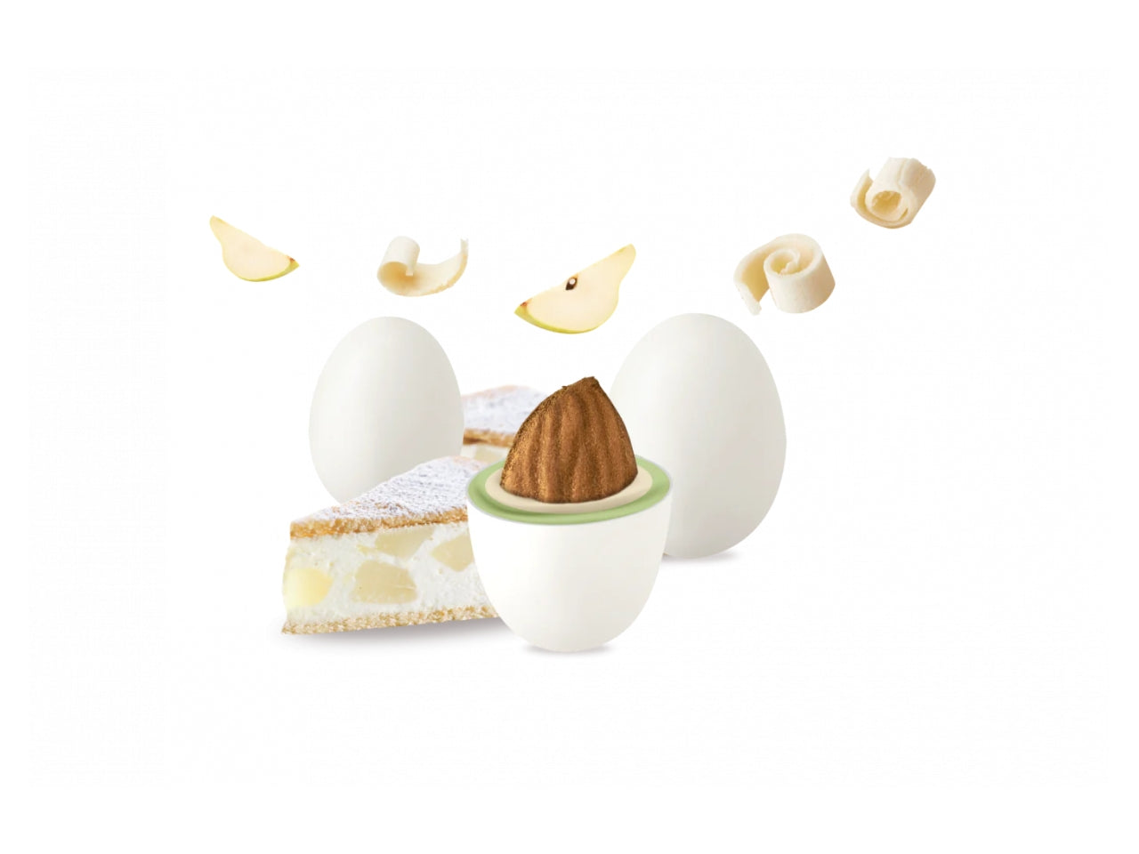 Confetti Maxtris al gusto di Ricotta e pera per bomboniere - 1kg