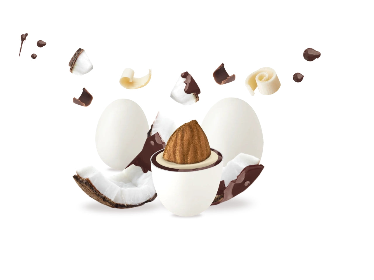 Confetti Maxtris al gusto di Cocco e Nut per bomboniere - 1kg