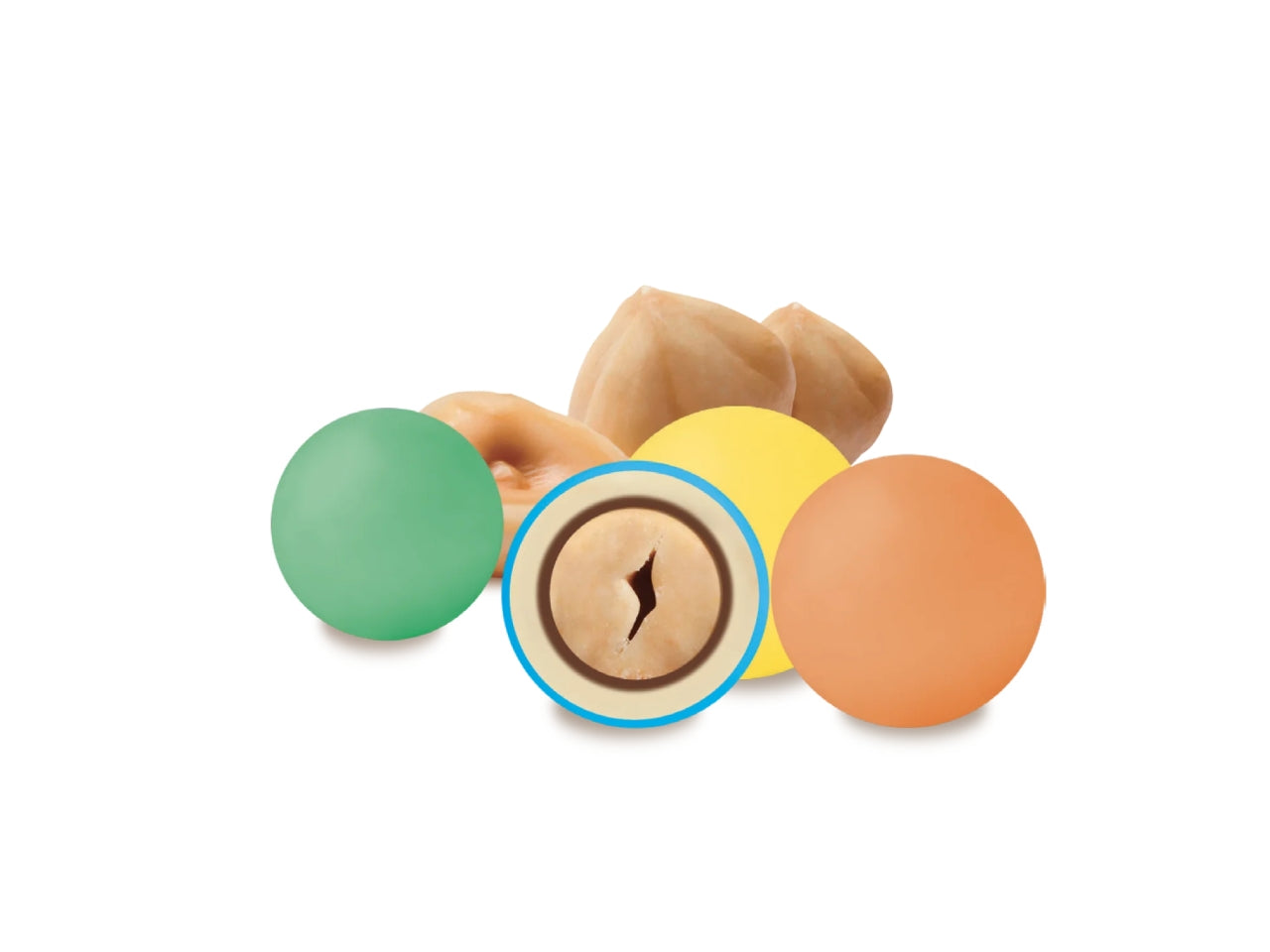 Confetti Maxtris Dolce Mix ricoperti di cioccolato fondente e bianco per comunione - Les Noisettes - 500gr