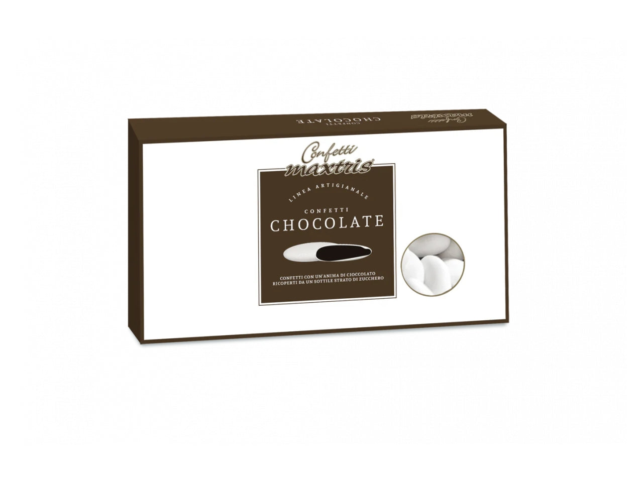 Confetti Maxtris Chocolate Bianco per bomboniere da matrimonio e anniversario - Artigianale - 1kg