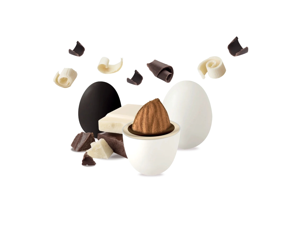 Confetti Maxtris Black & White per bomboniere da comunione - 1kg