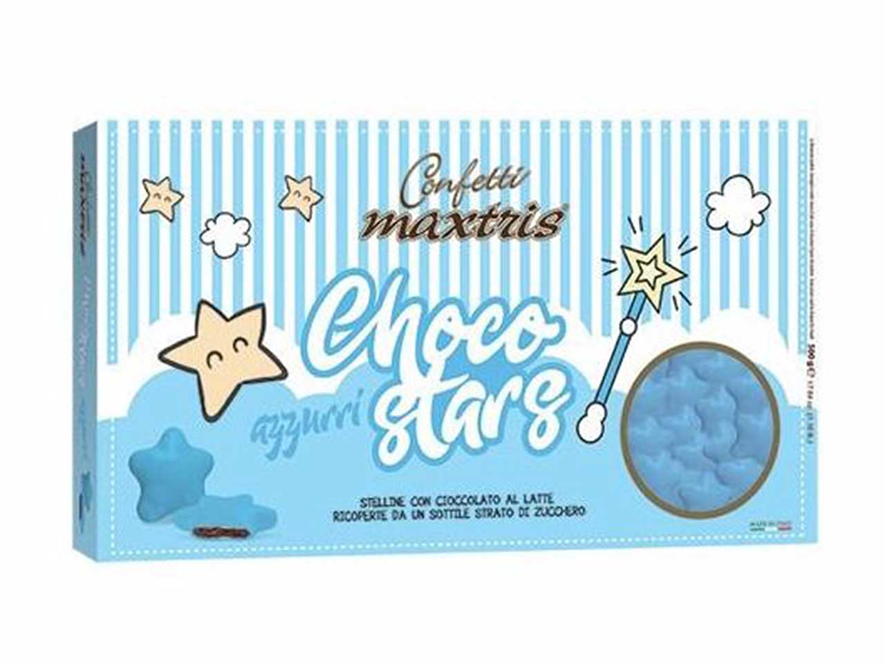 Confetti Maxtris Stelline Azzurre per bomboniere da nascita e battesimo bimbo - 500gr