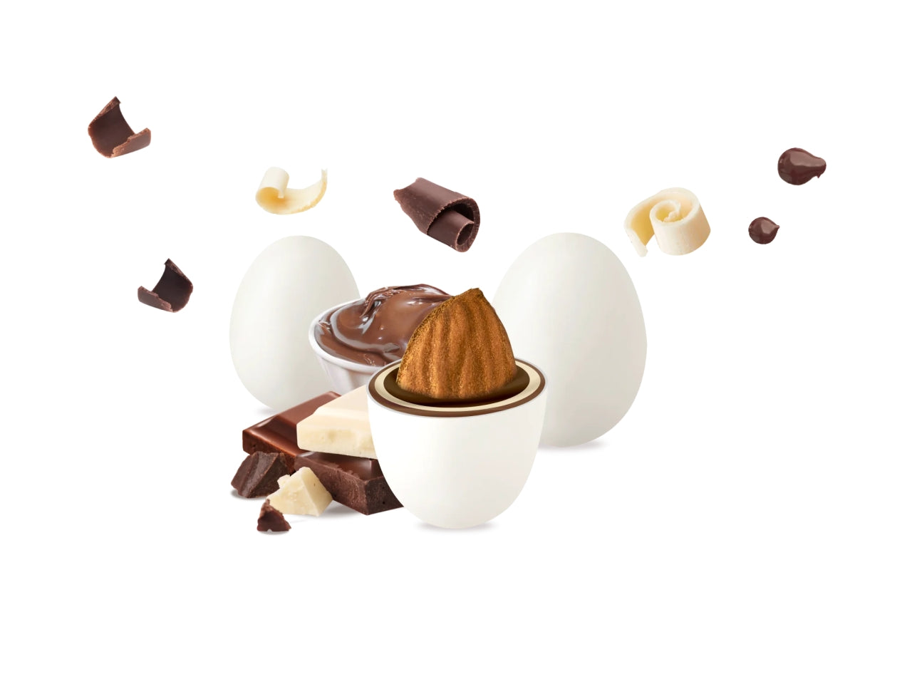 Confetti Maxtris Mix Choco ricoperti di cioccolati assortiti per bomboniere da matrimonio e anniversario - 1kg