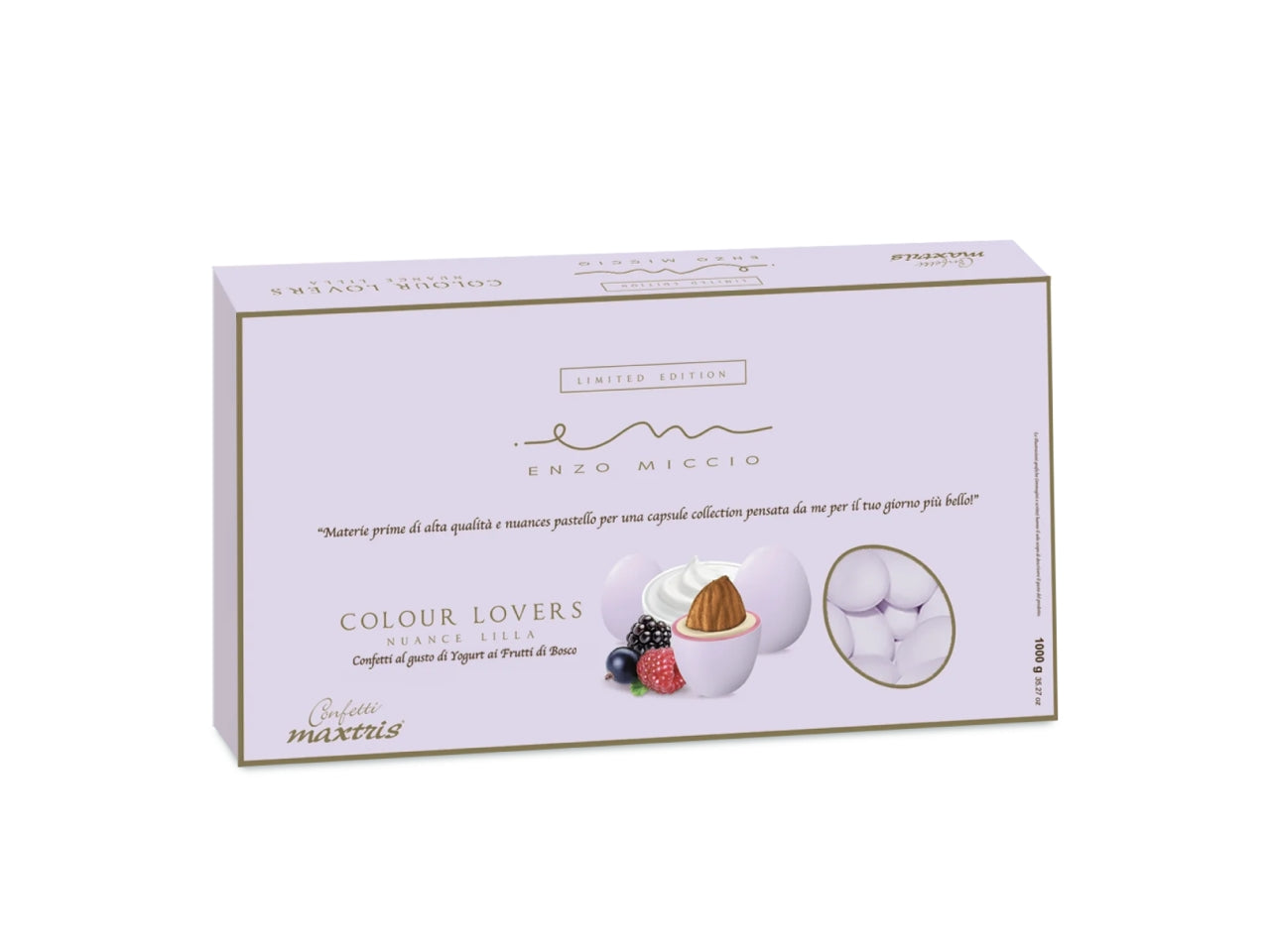 Confetti Maxtris al gusto Yogurt per bomboniere da comunione - Enzo Miccio Premium Collection - 1kg