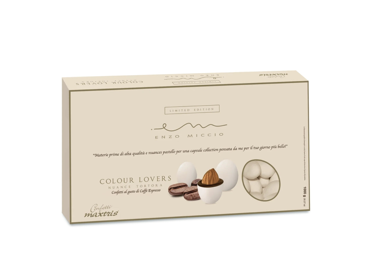 Confetti Maxtris al gusto CaffÃ¨ per bomboniere - Enzo Miccio Premium Collection - 1kg