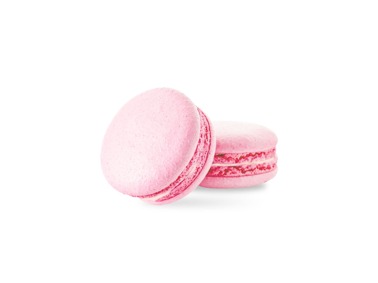 Macarons Maxtris al gusto Yogurt per bomboniere - Rosa - 5 pezzi - 78gr